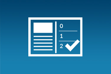 Icon of scored test form